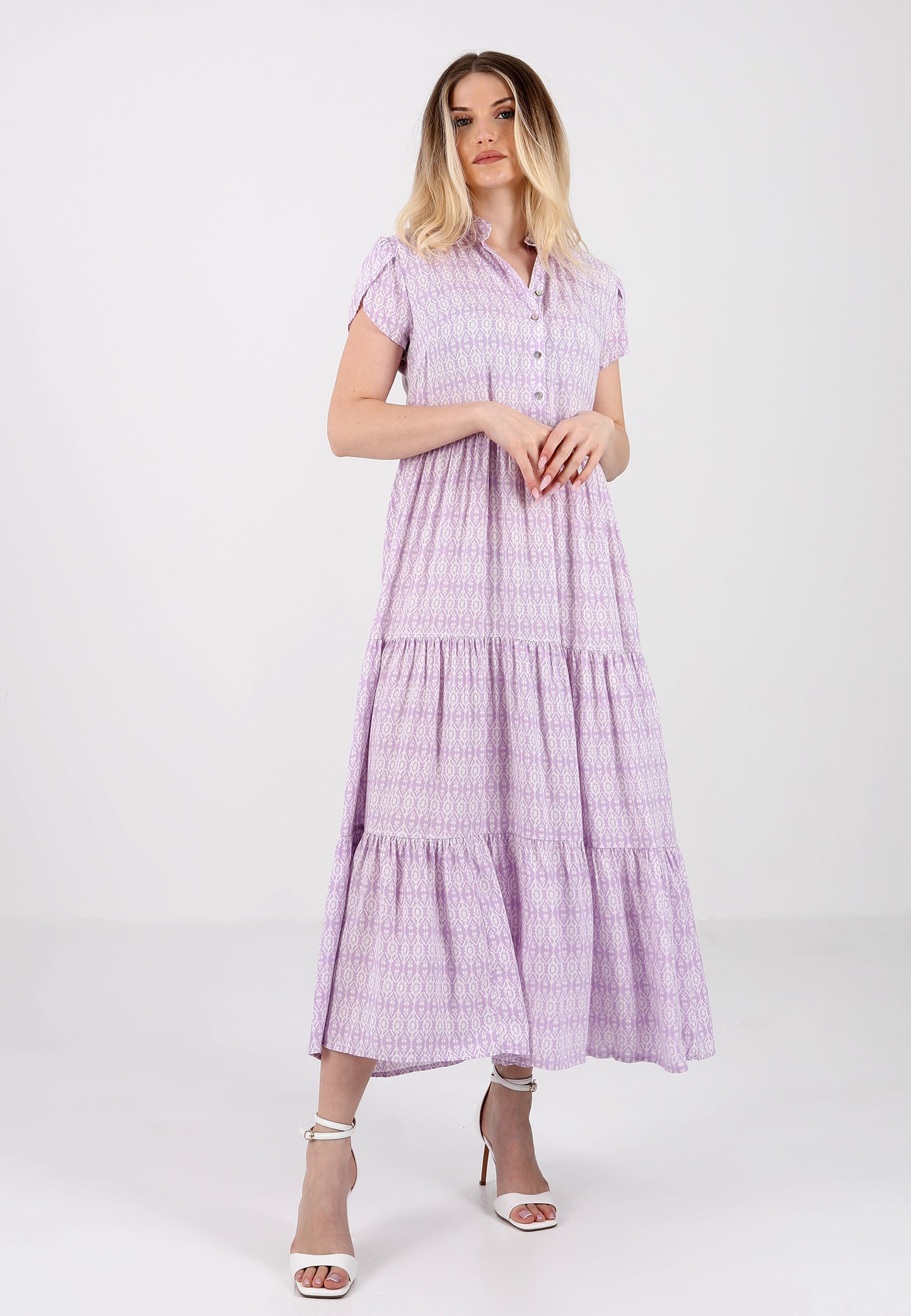 Boho-Maxikleid  aus Reiner Viskose – Sommerliche Eleganz