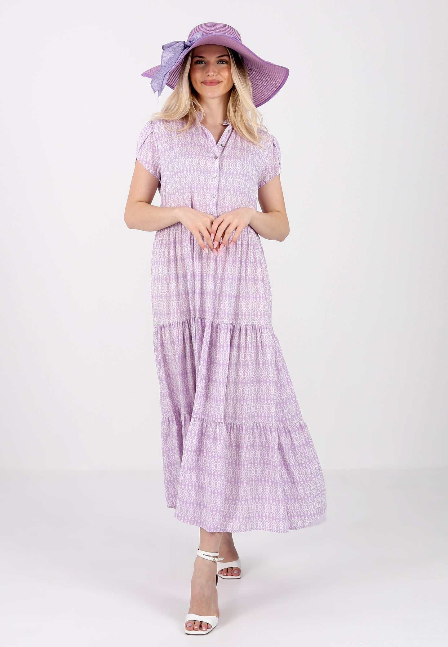 Boho-Maxikleid  aus Reiner Viskose – Sommerliche Eleganz