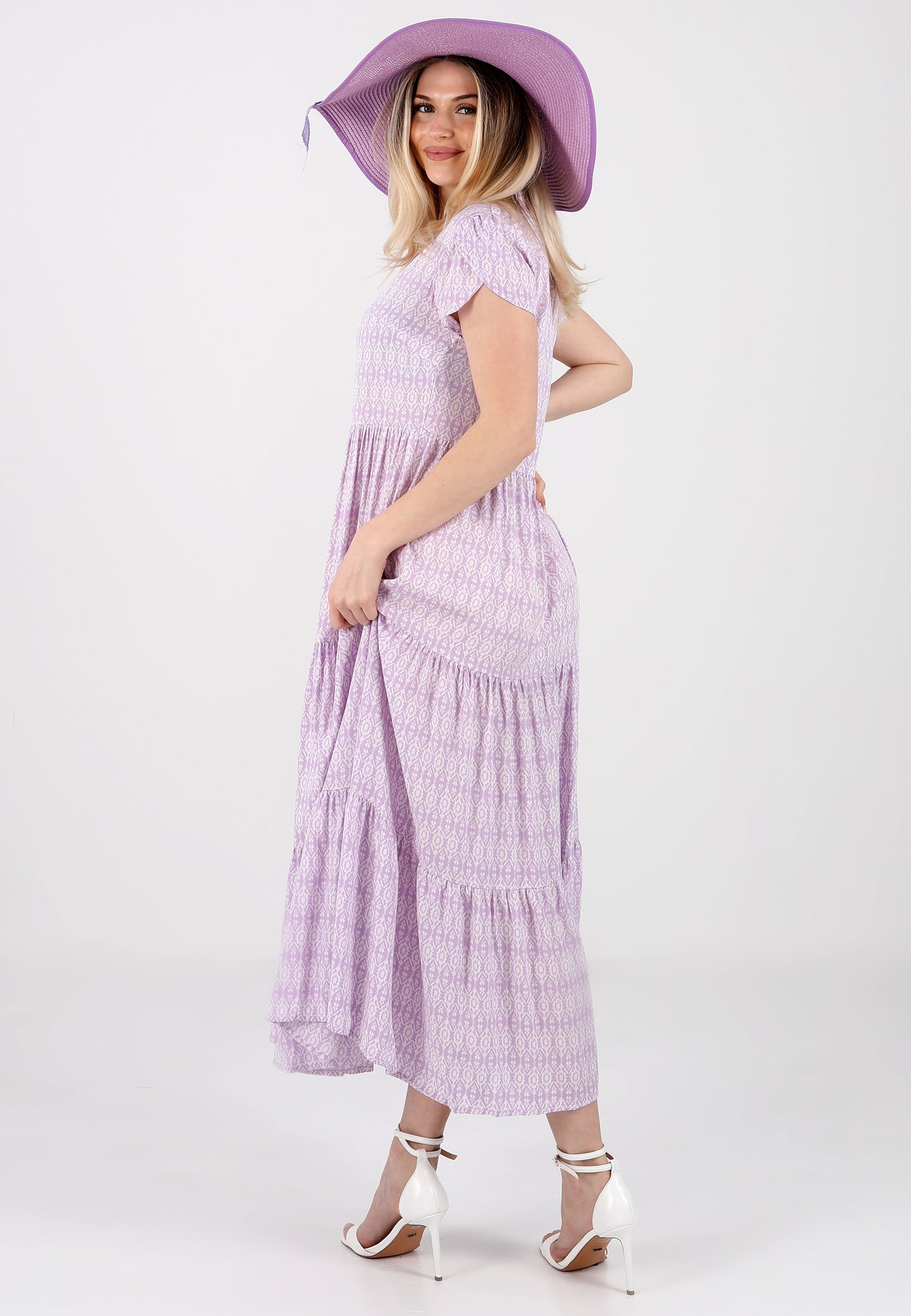 Boho-Maxikleid  aus Reiner Viskose – Sommerliche Eleganz