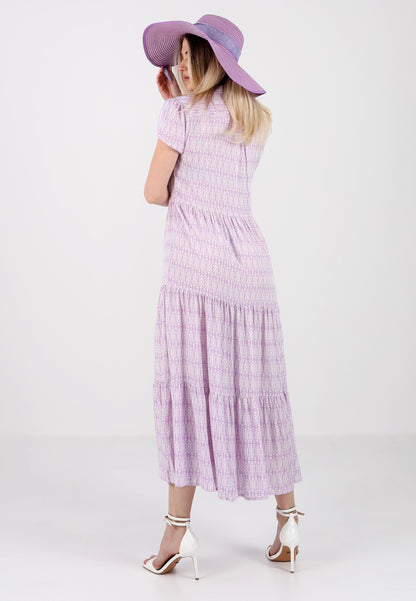 Boho-Maxikleid  aus Reiner Viskose – Sommerliche Eleganz