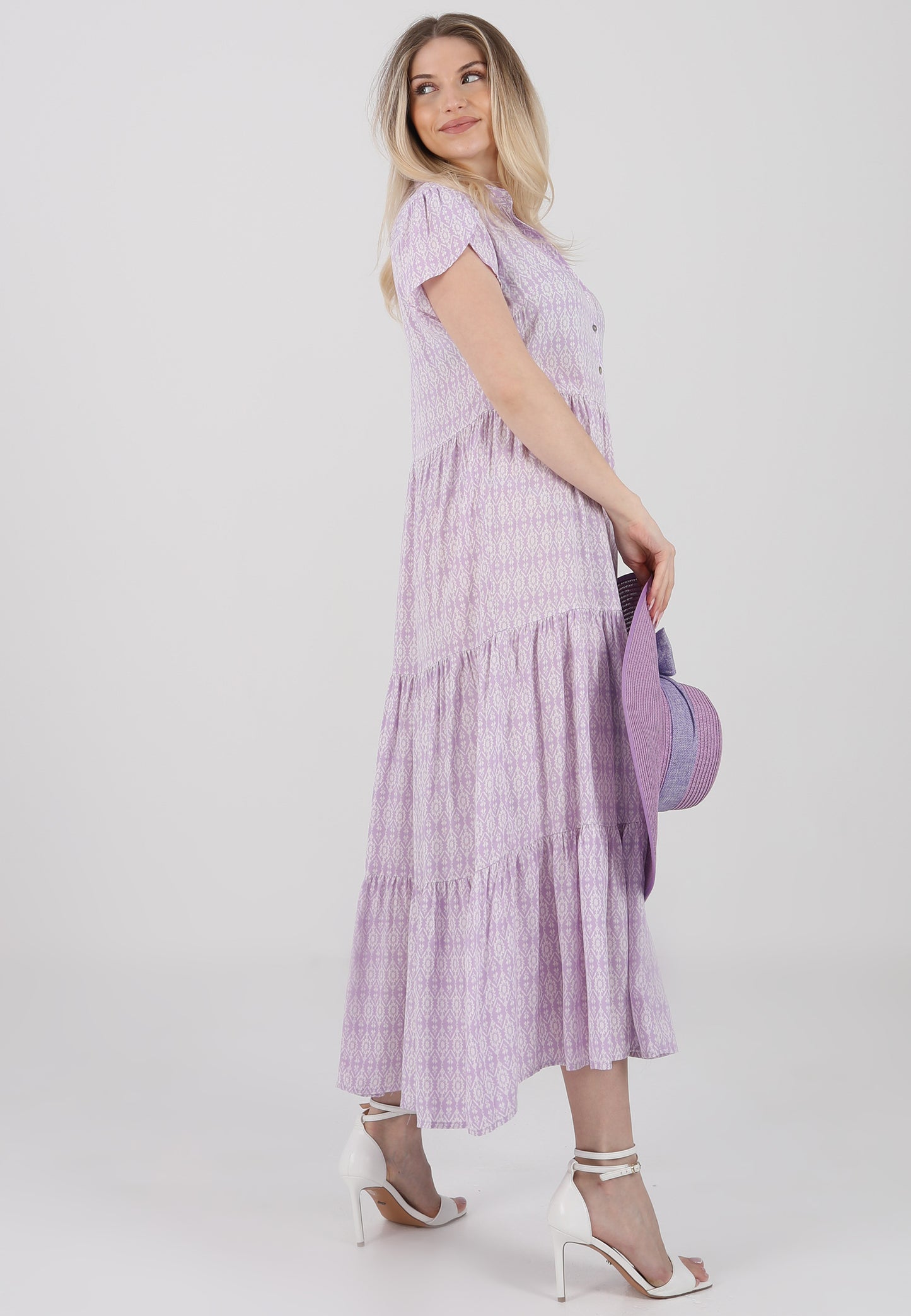 Boho-Maxikleid  aus Reiner Viskose – Sommerliche Eleganz