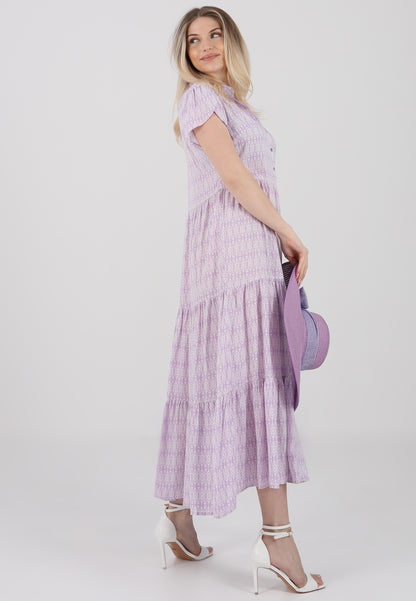 Boho-Maxikleid  aus Reiner Viskose – Sommerliche Eleganz